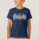 Batman Icon Doodle Art T-shirt (Voorkant)