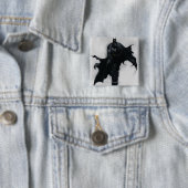 Batman Illustratie Vierkante Button 5,1 Cm (In situ)