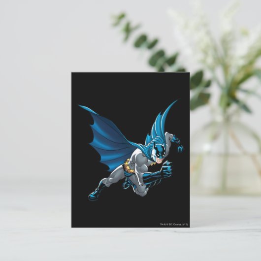 Batman in actie briefkaart (Staand voorkant)