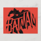 Batman Ink Brush-naam Briefkaart (Voorkant)