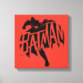 Batman Ink Brush-naam Canvas Afdruk (Voorkant)