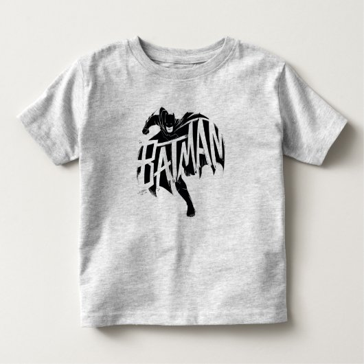 Batman Ink Brush-naam Kinder Shirts (Voorkant)