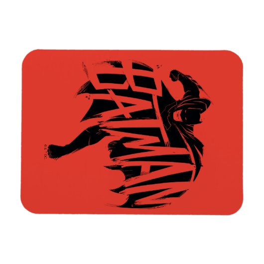 Batman Ink Brush-naam Magneet (Horizontaal)