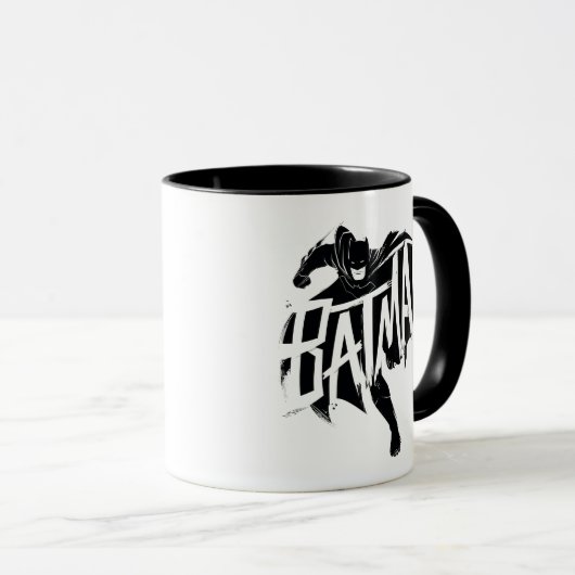 Batman Ink Brush-naam Mok (Voorkant rechts)