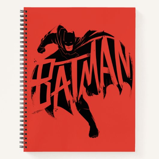 Batman Ink Brush-naam Notitieboek (Voorkant)