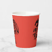 Batman Ink Brush-naam Papieren Bekers (Links)