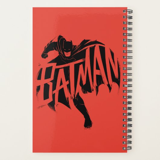 Batman Ink Brush-naam Planner (Achterkant)