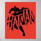 Batman Ink Brush-naam Poster (Voorkant)