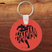 Batman Ink Brush-naam Sleutelhanger (Voorkant)