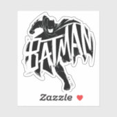 Batman Ink Brush-naam Sticker (Vel)