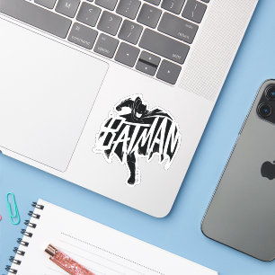Batman Ink Brush-naam Sticker