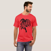 Batman Ink Brush-naam T-shirt (Voorkant volledig)