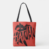Batman Ink Brush-naam Tote Bag (Achterkant)