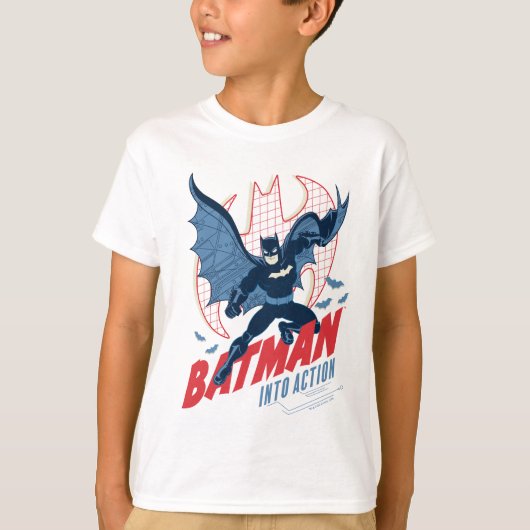 Batman Into Action T-shirt (Voorkant)