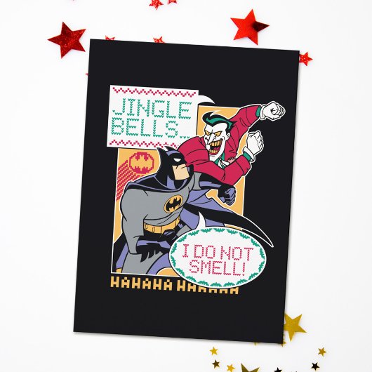 Batman | Jingle Bells, ik ruik niet. Feestdagen Kaart