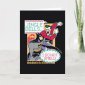 Batman | Jingle Bells, ik ruik niet. Feestdagen Kaart (Voorkant)