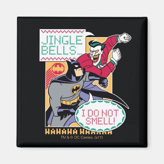 Batman | Jingle Bells, ik ruik niet. Magneet (Voorkant)