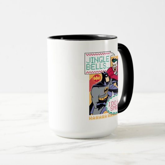 Batman | Jingle Bells, ik ruik niet. Mok (Voorkant rechts)
