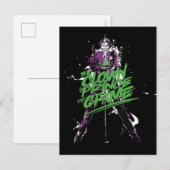 Batman | Joker Clown Prince of Crime Ink Art Briefkaart (Voorkant / Achterkant)