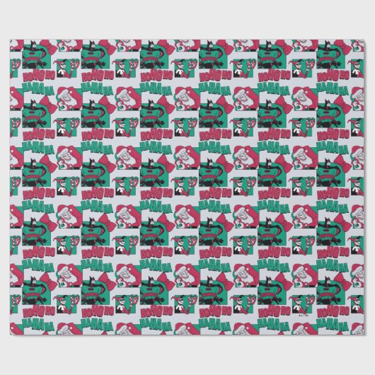 Batman | Joker Santa Pattern Cadeaupapier (Vlak)