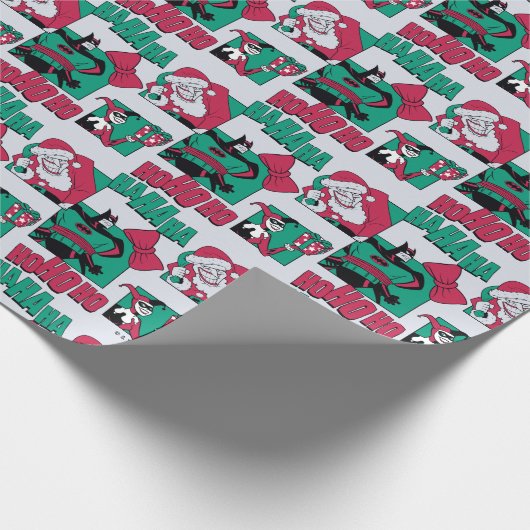 Batman | Joker Santa Pattern Cadeaupapier (Hoek)