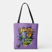 Batman | Joker's Goblin' Up All of Gotham's Snoep Tote Bag (Achterkant)