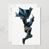 Batman Jumping Down Action Shot Briefkaart (Voorkant / Achterkant)