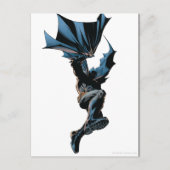 Batman Jumping Down Action Shot Briefkaart (Voorkant)
