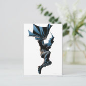 Batman Jumping Down Action Shot Briefkaart (Staand voorkant)