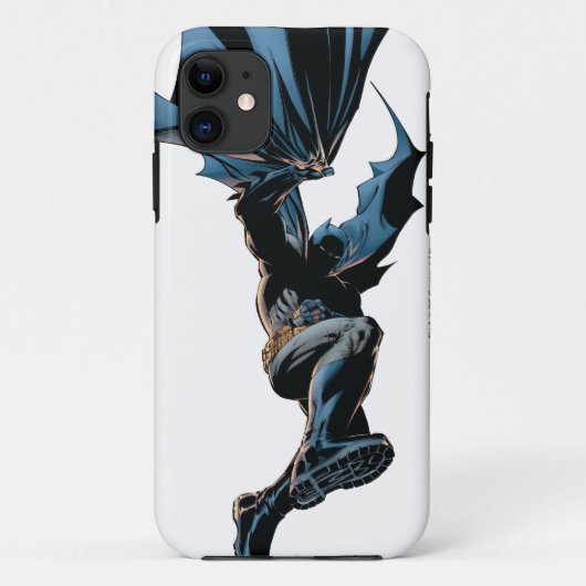 Batman Jumping Down Action Shot Case-Mate iPhone Case (Achterkant)