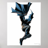 Batman Jumping Down Action Shot Poster (Voorkant)