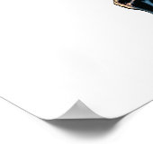 Batman Jumping Down Action Shot Poster (Hoek)