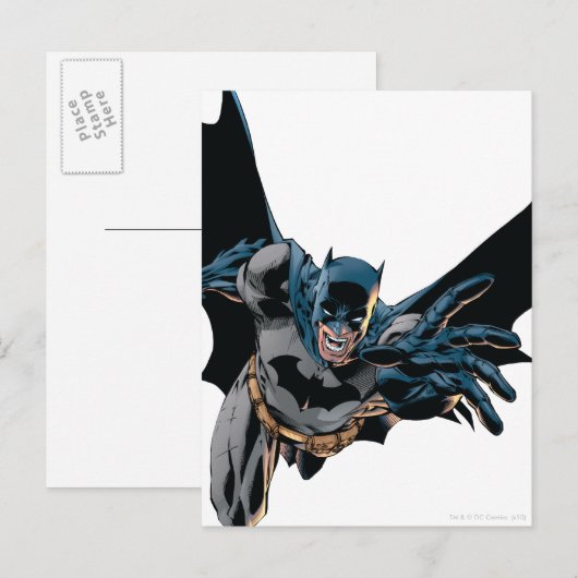 Batman Jumping Forward, Yell Briefkaart (Voorkant / Achterkant)