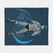 Batman Kicks Fleece Deken (Voorkant (Horizontaal))