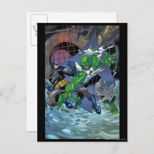 Batman - Killer Croc Briefkaart (Voorkant / Achterkant)