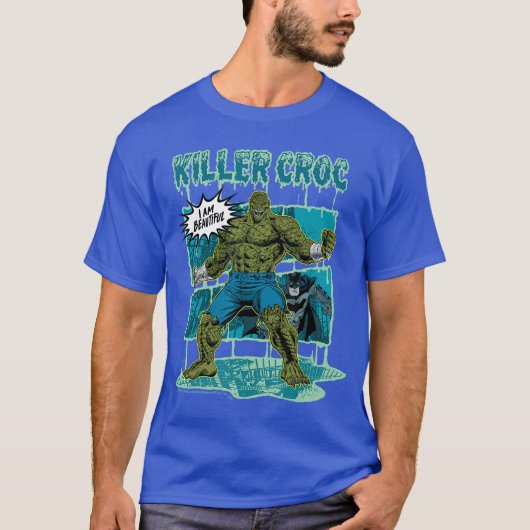 Batman Killer Croc Ik Ben Mooi Comic jongen T-shirt (Voorkant)