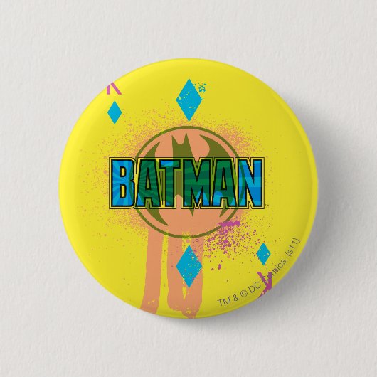 Batman King of Diamonds Ronde Button 5,7 Cm (Voorkant)