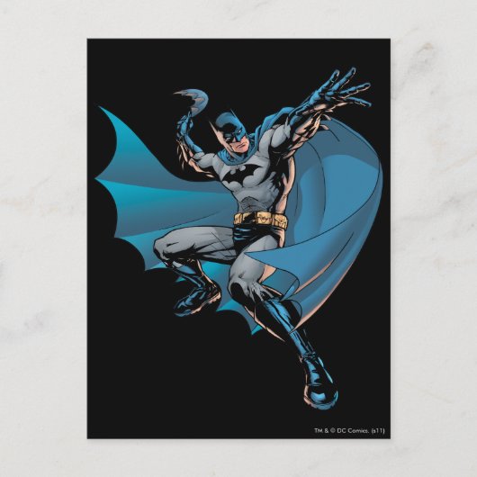 Batman klaar om te gooien briefkaart (Voorkant)