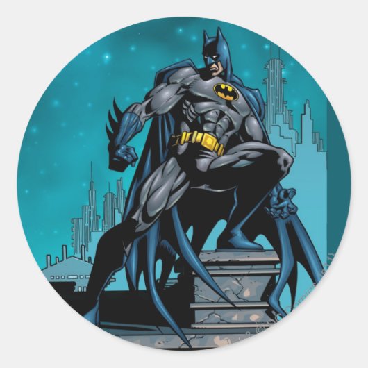 Batman Knight FX - 19 Ronde Sticker (Voorkant)