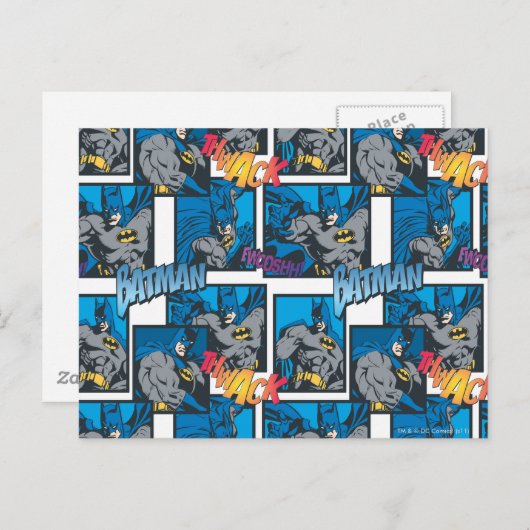 Batman Knight FX - 30A Thwack/Fwooshh-patroon Briefkaart (Voorkant / Achterkant)