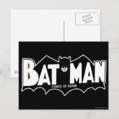 Batman | Kracht van goede 60s Logo Briefkaart (Voorkant / Achterkant)