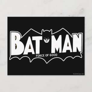 Batman   Kracht van goede 60s Logo Briefkaart