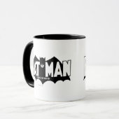 Batman | Kracht van goede 60s Logo Mok (Voorkant links)