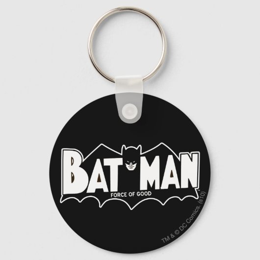 Batman | Kracht van goede 60s Logo Sleutelhanger (Voorkant)