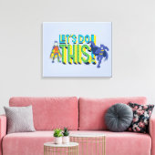 Batman | Laten we dit doen Canvas Afdruk (Insitu (Woonkamer))