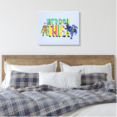 Batman | Laten we dit doen Canvas Afdruk (Insitu (Slaapkamer))