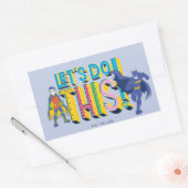 Batman | Laten we dit doen Rechthoekige Sticker (Envelop)