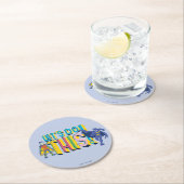 Batman | Laten we dit doen Ronde Kartonnen Onderzetter (Insitu)