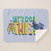 Batman | Laten we dit doen Sherpa Deken (Voorkant (horizontaal))