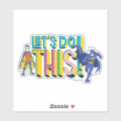 Batman | Laten we dit doen Sticker (Vel)